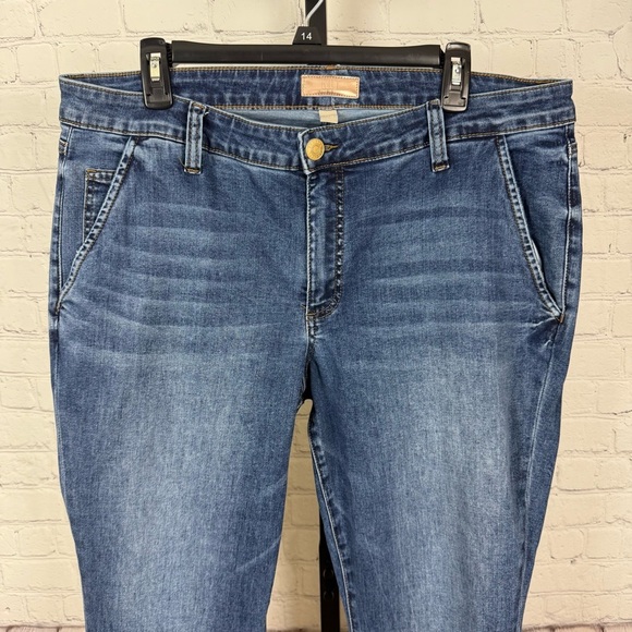 Kut From the Kloth Catherine Boyfriend Cropped Jeans Size 14W - Picture 2 of 5